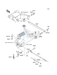 W650 EJ650C6F GB XX (EU ME A(FRICA) drawing Brake Pedal