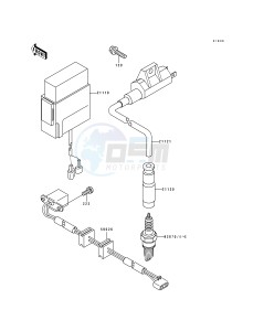 KLF 400 B [BAYOU 400 4X4] (B1-B3) [BAYOU 400 4X4] drawing IGNITION SYSTEM