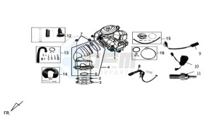 MIO 50 L5-L6 drawing CARBURATOR