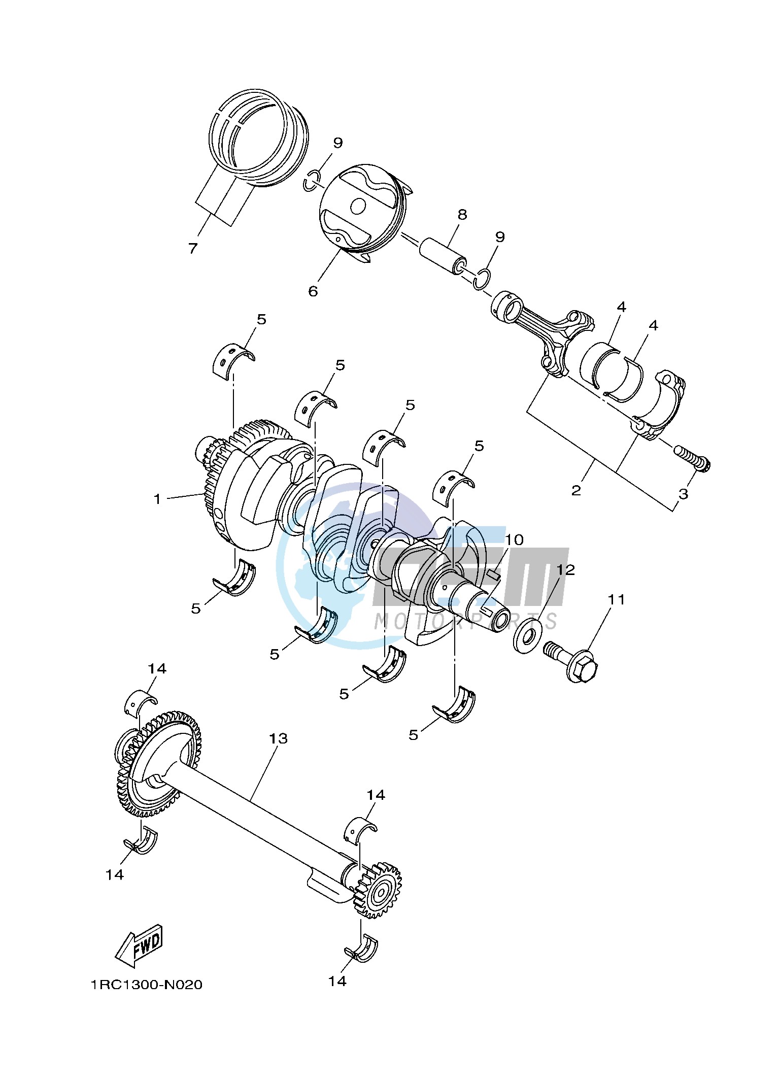 CRANKSHAFT & PISTON