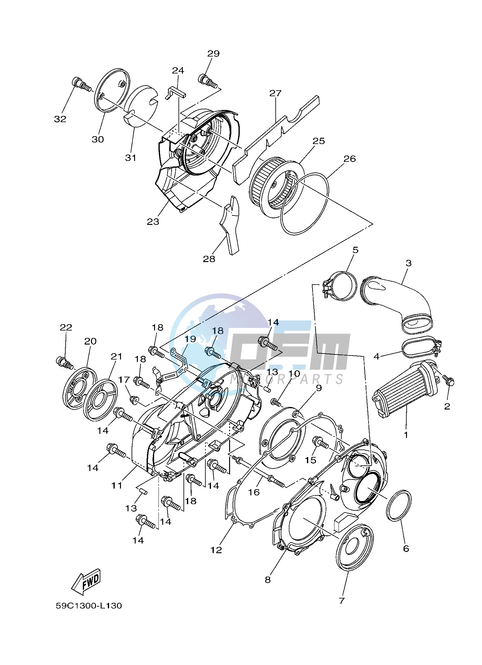 CRANKCASE COVER 2