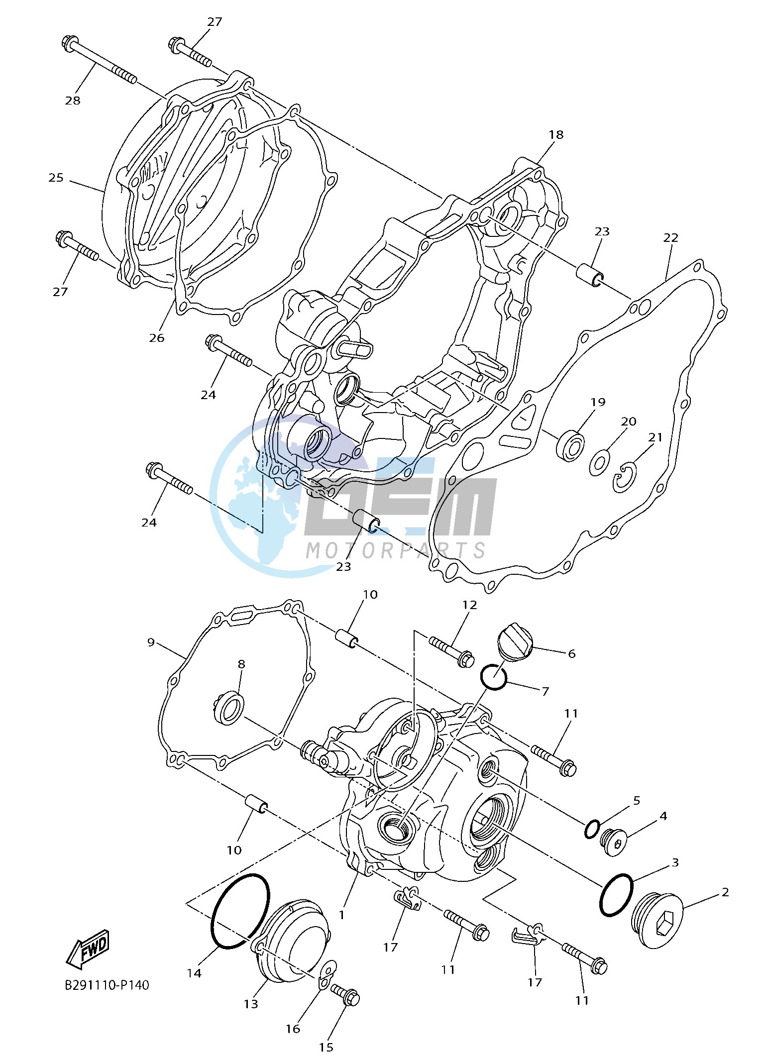 CRANKCASE COVER 1