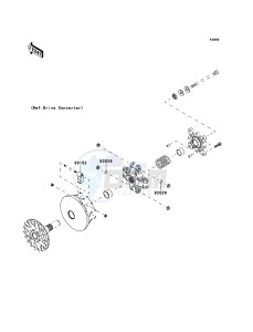 MULE_610_4X4 KAF400AEF EU drawing Optional Parts(Engine)