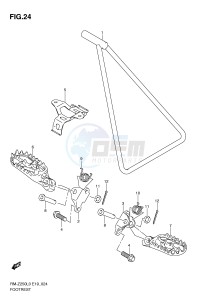 RM-Z250 (E19) drawing FOOTREST