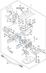 DF 175AP drawing Top Mount Single