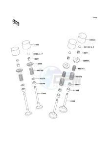 ZX 600 J [NINJA ZX-6R] (J1-J3) [NINJA ZX-6R] drawing VALVE-- S- -