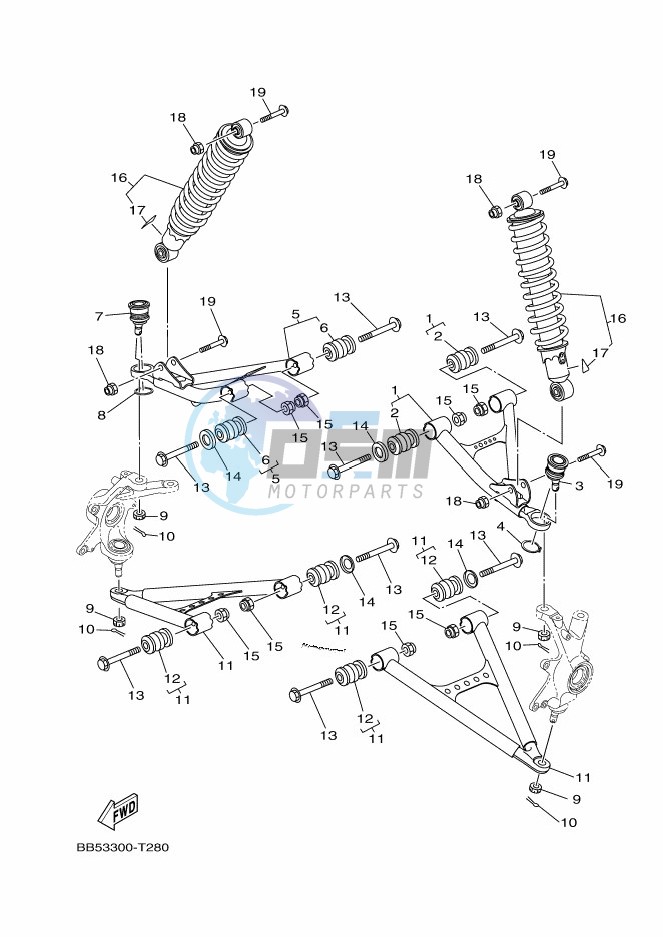 FRONT SUSPENSION & WHEEL