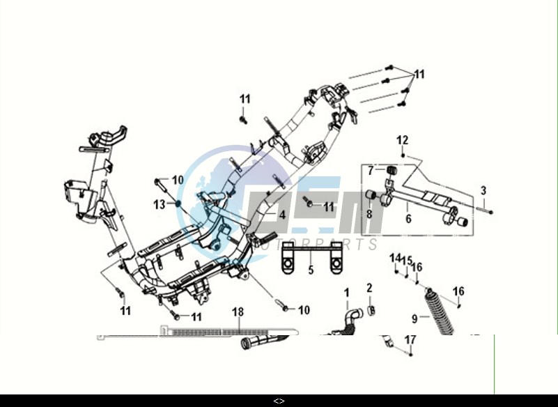 FRAME BODY - ENGINE MOUNT