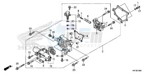 TRX420FA5F TRX420F Europe Direct - (ED) drawing MAIN VALVE BODY