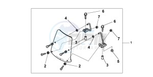 SH100 SCOOPY drawing WINDSHIELD(SH50/100)