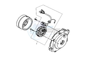 SENDA SM EURO2 - 125 cc drawing FLYWHEEL MAGNETO