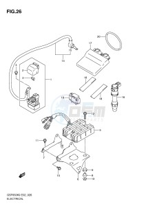 GSF650 (E2) Bandit drawing ELECTRICAL