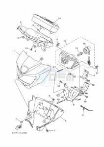 YFM700FWBD YFM70KPAK (B5K6) drawing HEADLIGHT 2