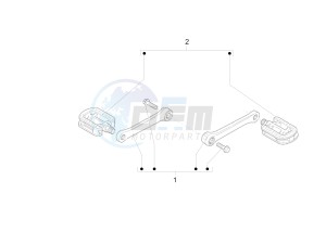 Wi-Bike Uni Deore Comfort 2017 (NAFTA) drawing Control pedals - Levers