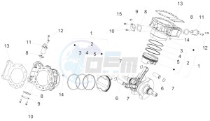 ETV Caponord 1200 USA USA drawing Cylinder - Piston