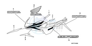 CBF125MA UK - (E) drawing MARK/STRIPE