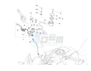 ETV Caponord 1200 USA USA drawing Front master brake cilinder