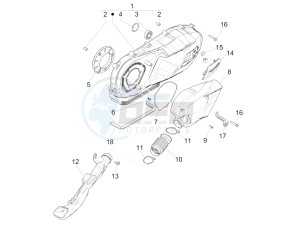 Liberty 125 iGet 4T 3V ie ABS (APAC) drawing Crankcase cover - Crankcase cooling