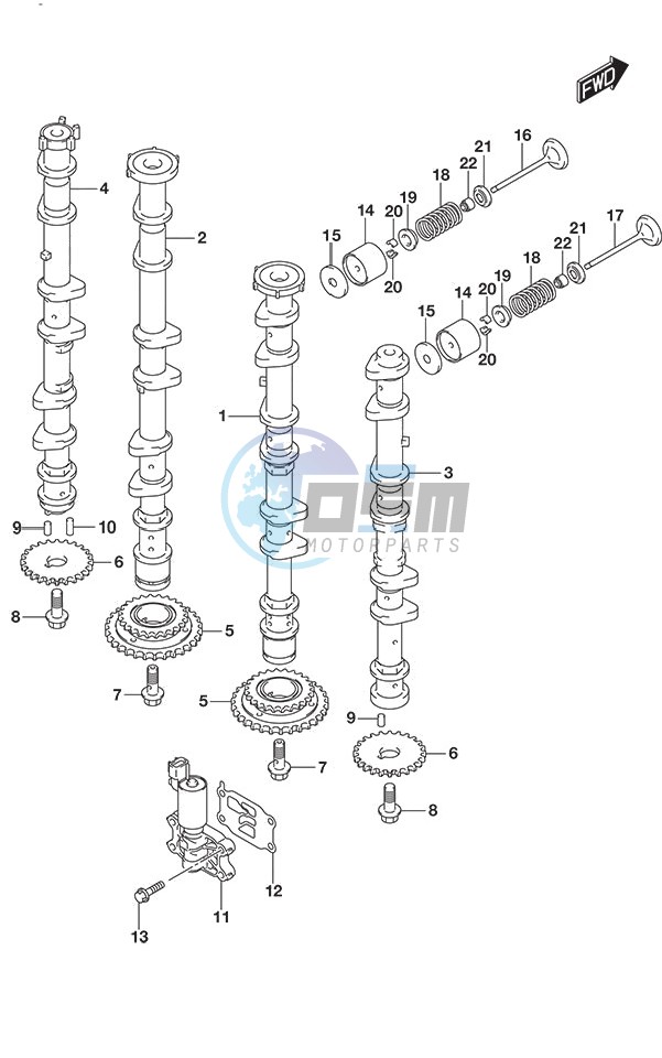 Camshaft (DF 250S)