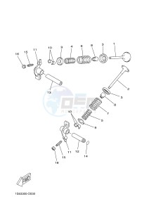 YP250R X-MAX 250 (2DL5 2DL5 2DL5 2DL5) drawing VALVE