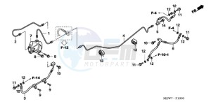 NT700VA Europe Direct - (ED) drawing BRAKE LINES/PCV.