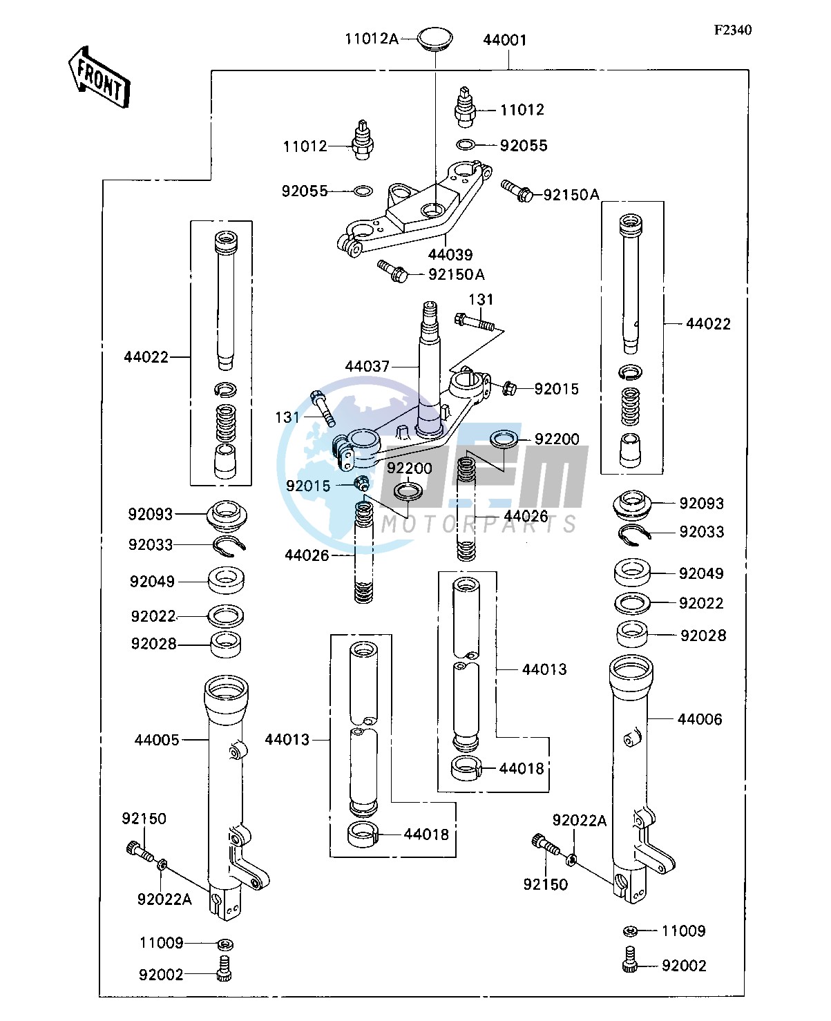 FRONT FORK-- ZX1100-C1_C2- -