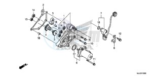 NC750XDE NC750XD Europe Direct - (ED) drawing REDUCTION GEAR