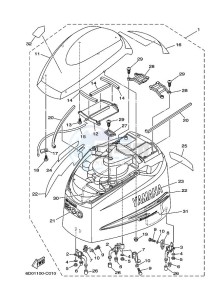 Z300TXRD drawing TOP-COWLING