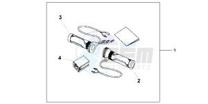 CB1000RB drawing GRIP HEATER(12A T