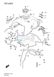 DL650 ABS V-STROM EU drawing FUEL TANK