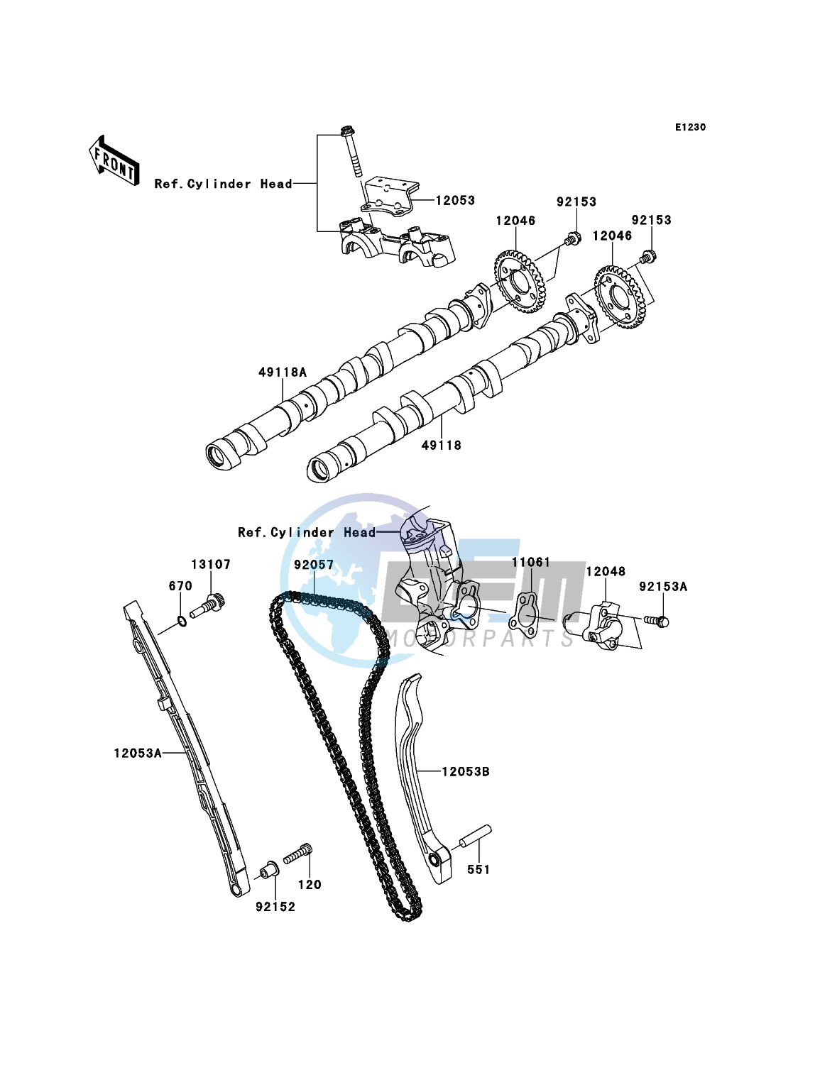 Camshaft(s)/Tensioner