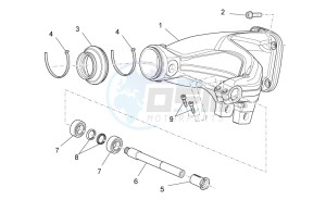 Norge 1200 IE 8V EU and 2016 USA-CN drawing Swing arm