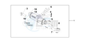 CB1000RC drawing TITANIUM SLIPON EXHAUST CB1000R