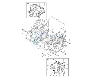 WR R 125 drawing CRANKCASE