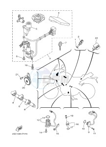 MT09TRA MT-09TRA TRACER 900 (2SC9 2SCA) drawing ELECTRICAL 2