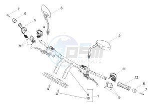 Audace 1400 Carbon 1380 (EMEA) drawing Handlebar - Controls