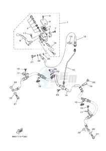 YFM450FWB YFM45KDXJ KODIAK 450 (BJ53) drawing FRONT MASTER CYLINDER