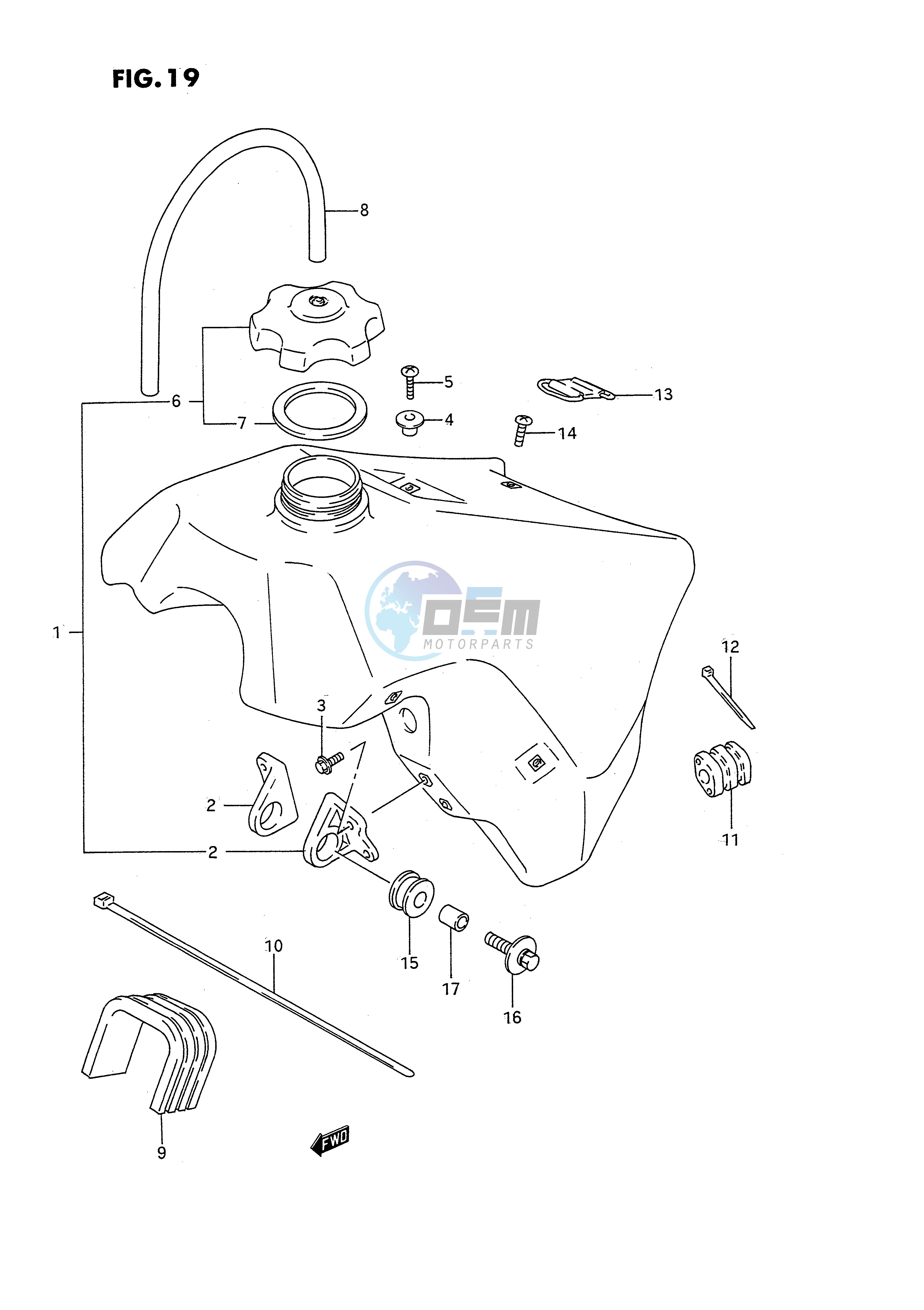 FUEL TANK (MODEL N)