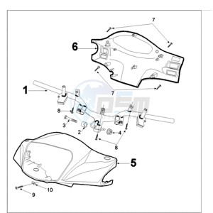 TWEET 50 A drawing HANDLEBAR