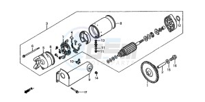 ST1100A drawing STARTING MOTOR