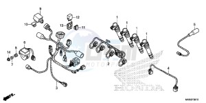 CBR1000RRG CBR1000 - Fireblade Europe Direct - (ED) drawing SUB HARNESS ( CBR1000RR/ S)