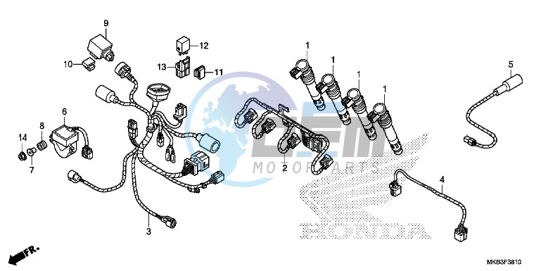 SUB HARNESS ( CBR1000RR/ S)