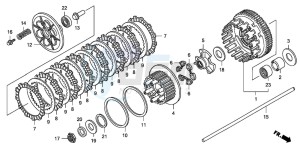 CB1300S CB1300SUPERBOLD'OR drawing CLUTCH