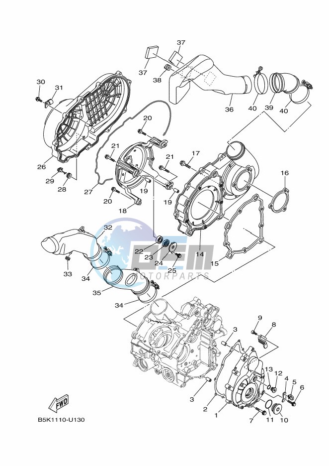 CRANKCASE COVER 1