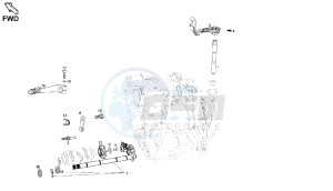 MULHACEN - 125 CC VTHMS1A2A 4T EU3 drawing GEAR CHANGE MECHANISM