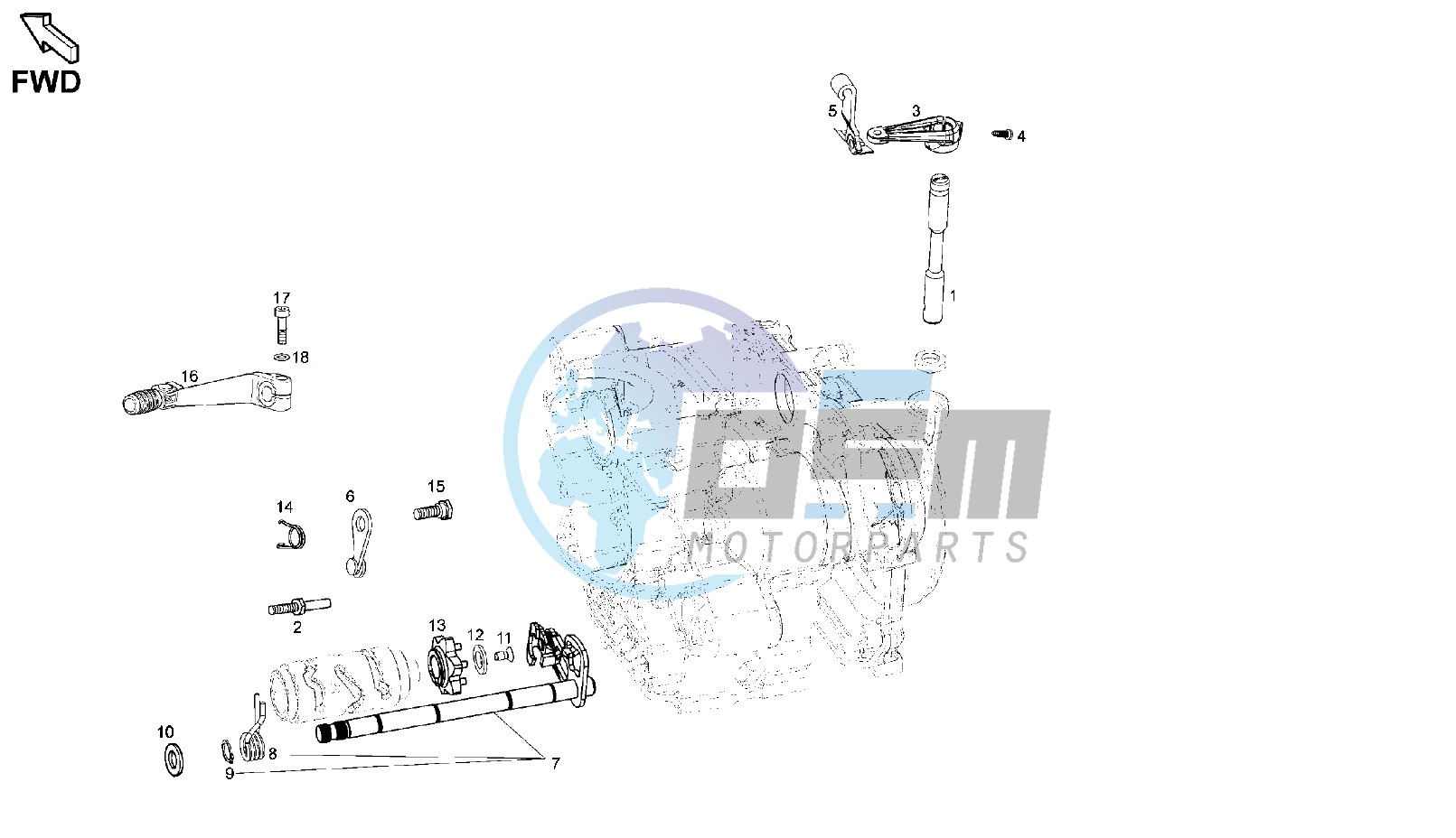 GEAR CHANGE MECHANISM