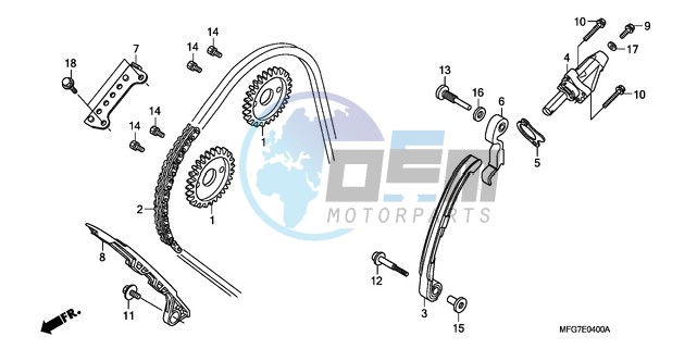 CAM CHAIN/TENSIONER