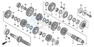 CRF450RA Europe Direct - (ED) drawing TRANSMISSION