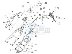 RSV4 1100 RACING FACTORY E4 ABS (EMEA-GSO) drawing Rear body