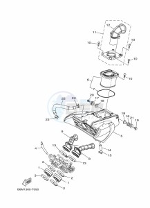 MT-07 ABS MTN690-U (B8M2) drawing INTAKE